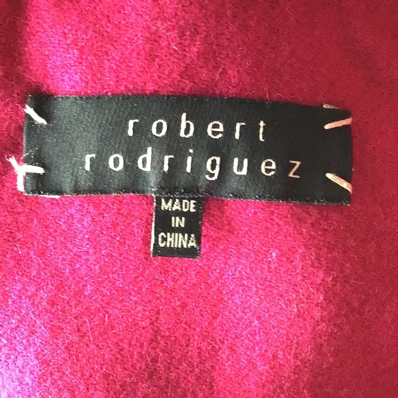 ❤️Sale 2/$40 Robert Rodriguez Statement Collar Wool dress, fuchsia, sz 2 - Picture 4 of 6